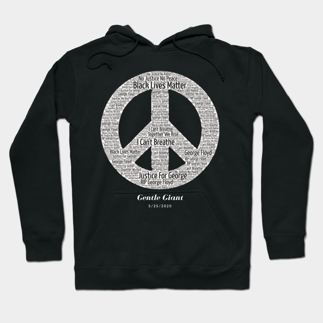 Black Lives Matter Remembering George Floyd Hoodie by xena